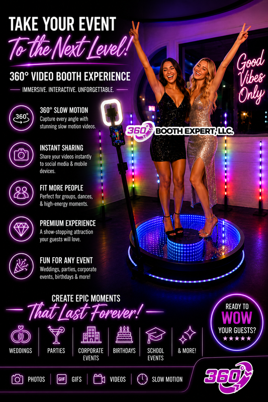 360 Video Booth Rental | 360 Photo Booth Experience | 360 Booth Expert