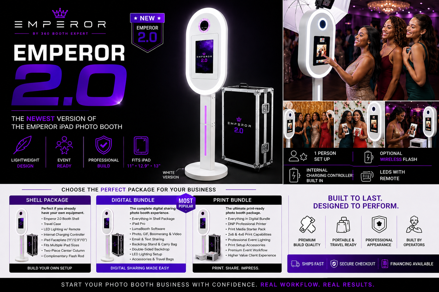 Emperor 2.0 Photo Booth | Professional Event Photo System