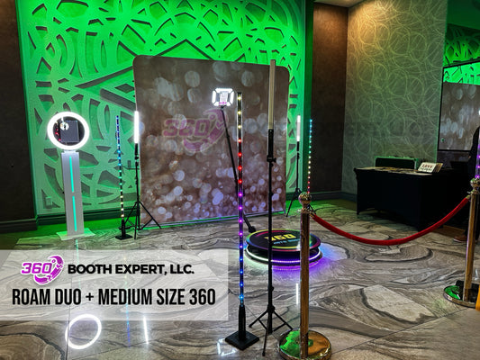 IPAD AND 360 PHOTO BOOTH BUNDLE DEAL FOR SALE