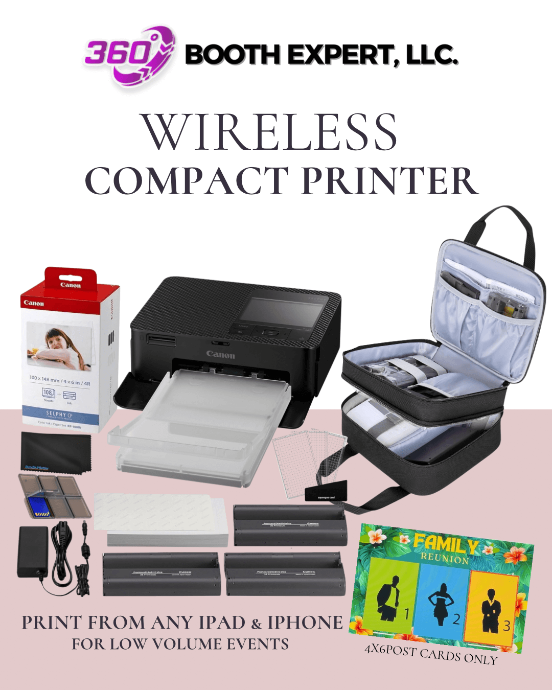 Compact Wireless Printer Bundle