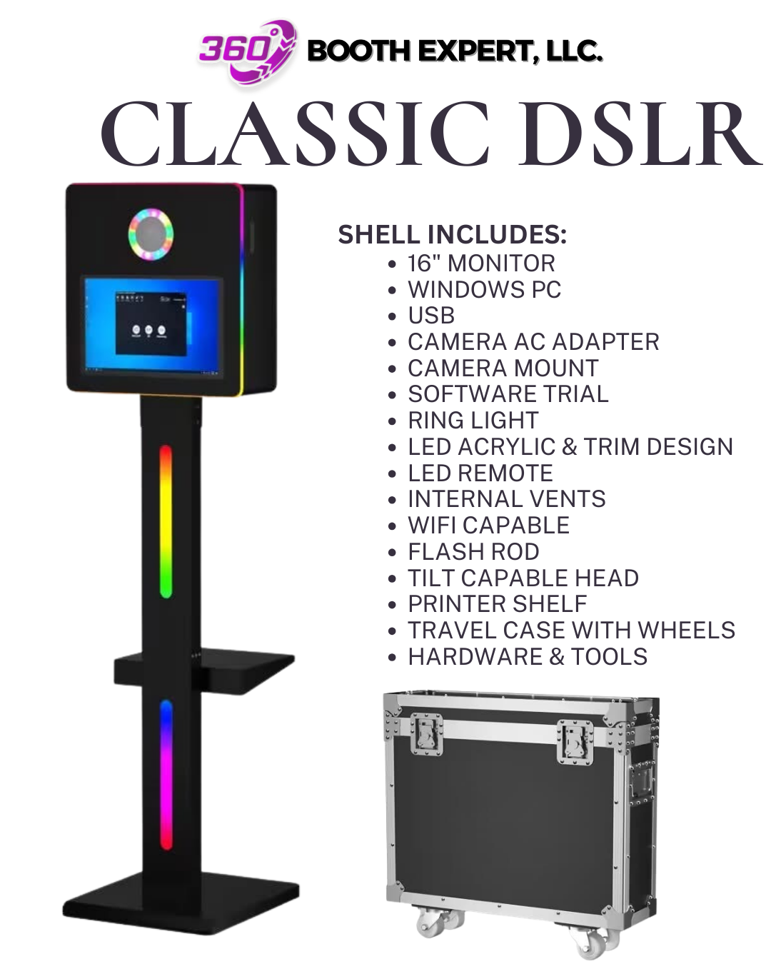 Classic DSLR Photo Booth  | Professional Event Photo System