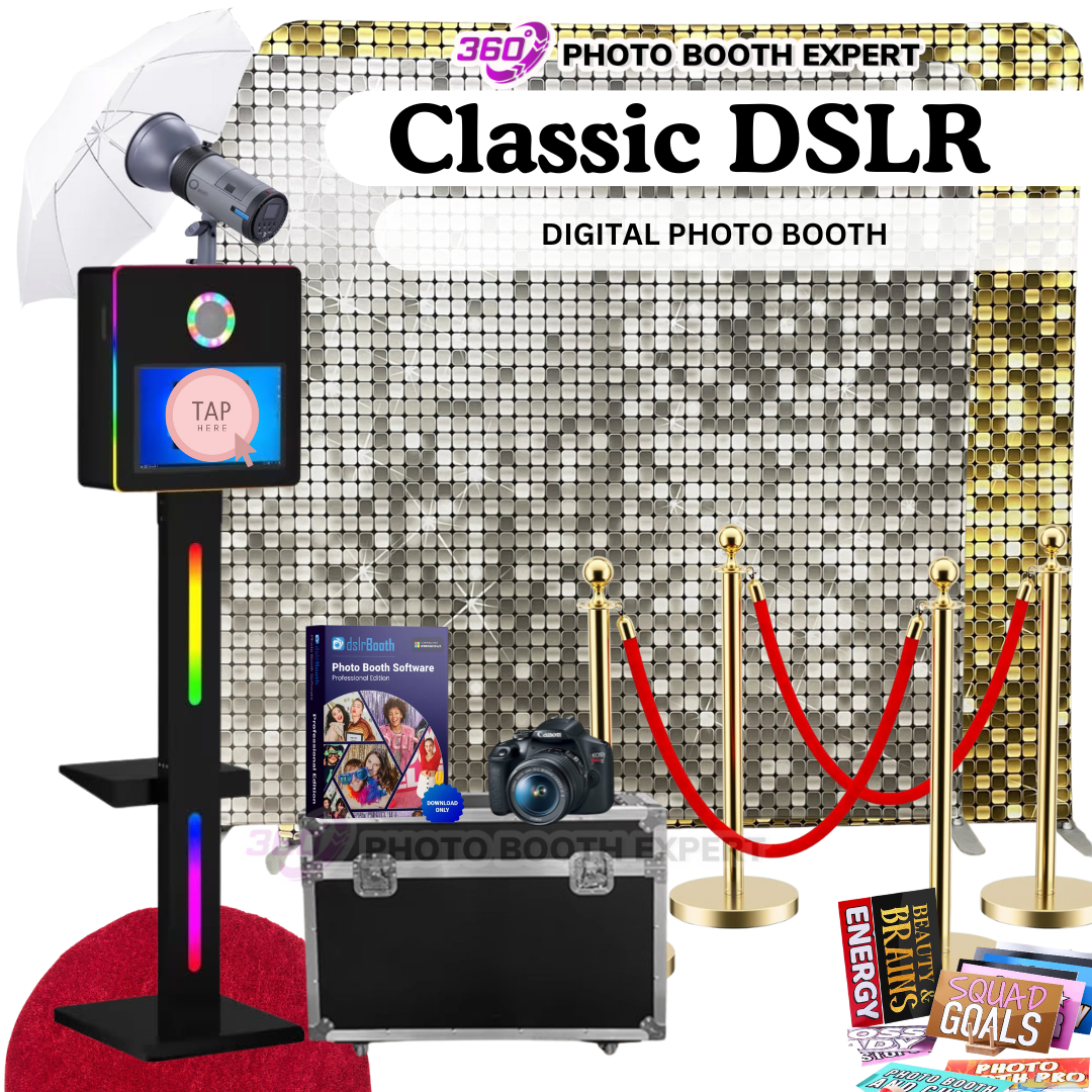 Classic DSLR Photo Booth  | Professional Event Photo System