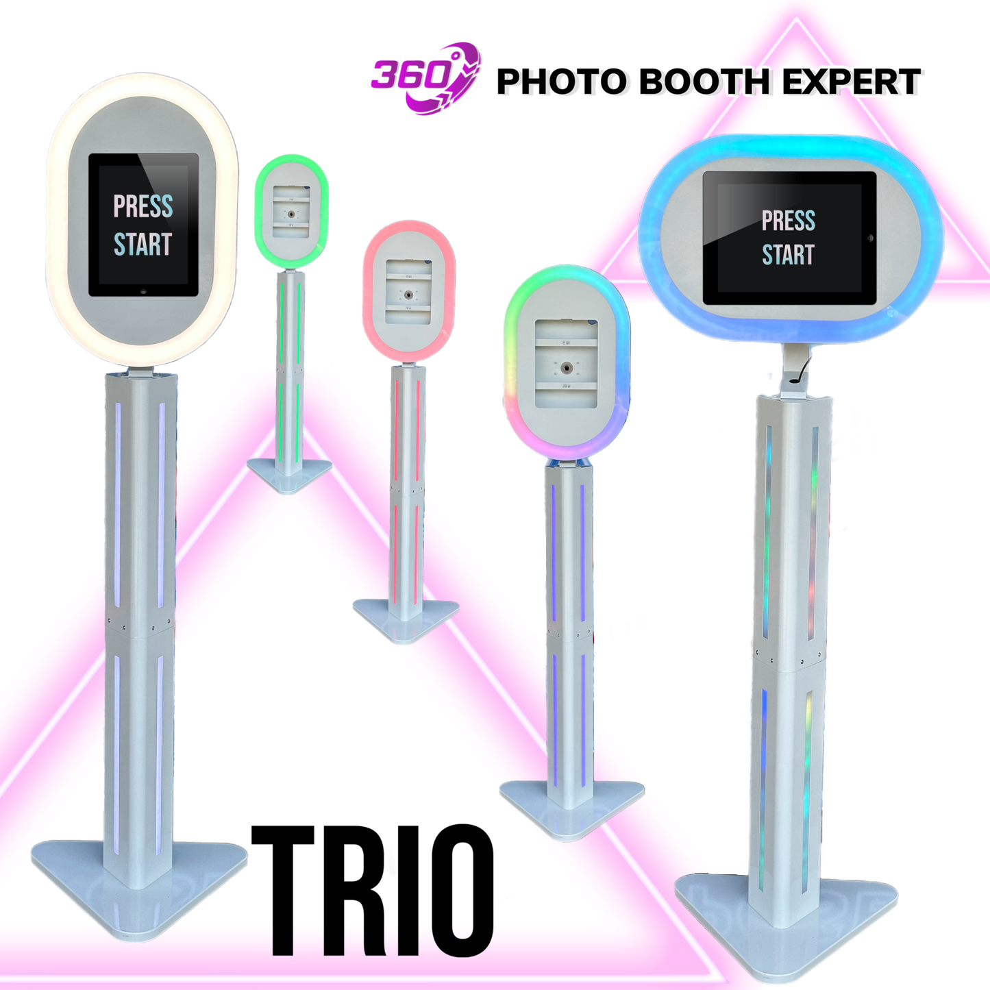 Trio Photo Booth Shell and Case