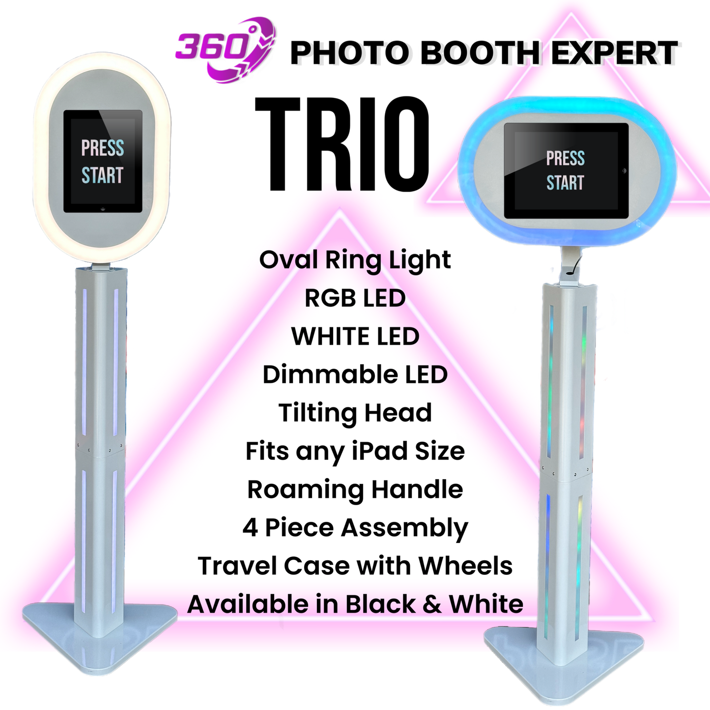 Trio Photo Booth Shell and Case