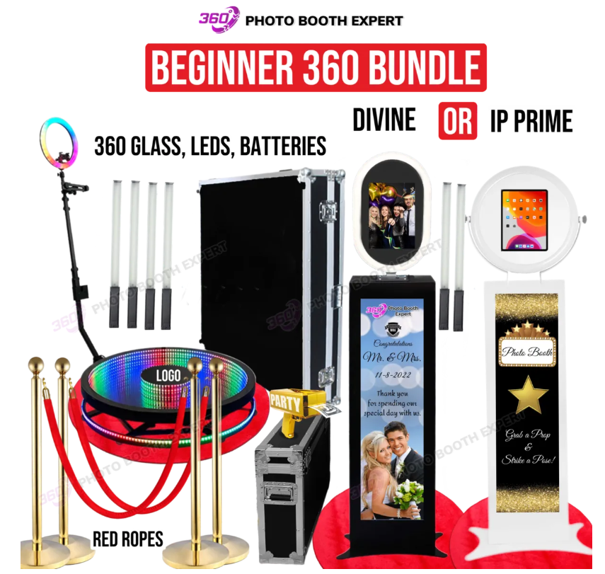 Beginner 360 & Digital Booth Bundle - Glass Series