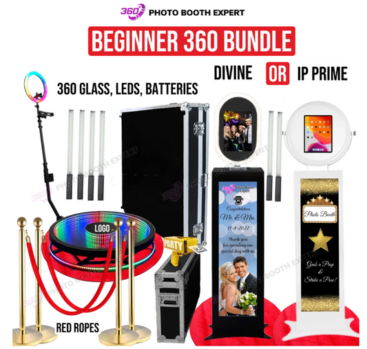Beginner 360 & Digital Booth Bundle - Glass Series