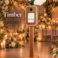 Timber iPad + DSLR Photo Booth | RGB LED Wood-Look Photo Booth