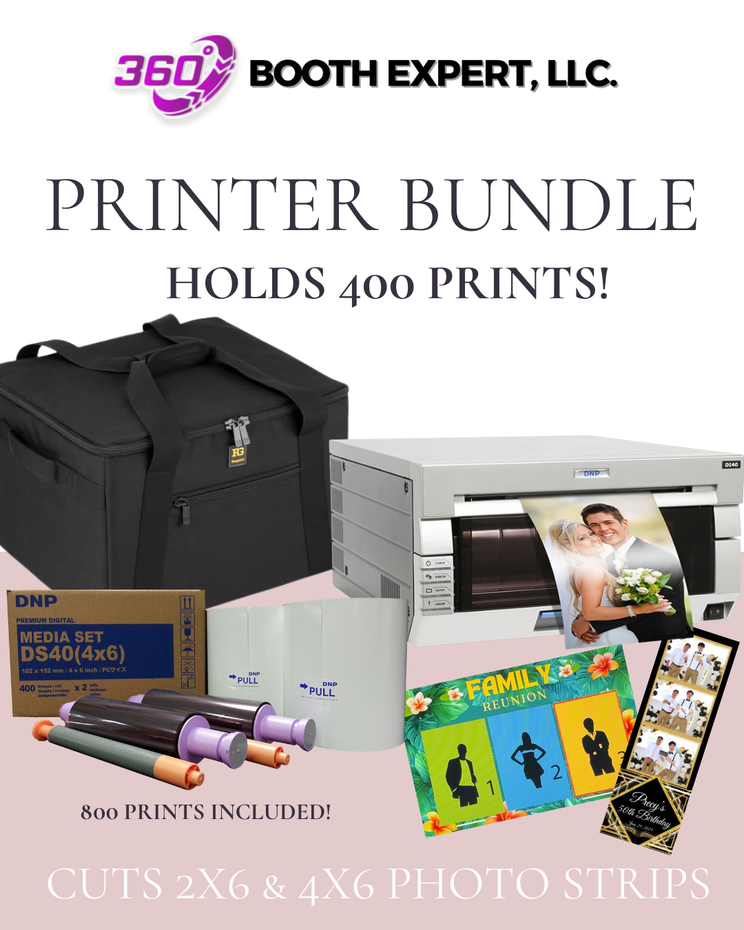 DNP DS Series Photo Booth Printer Bundle