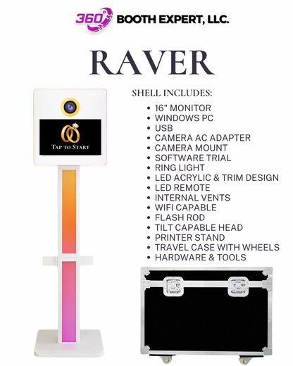 RAVER Photo Booth  | Professional Event Photo System